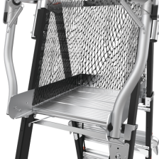 Escalera de Fibra de Vidrio  con Jaula de 8'-14' (2.44 - 4.27 m). Con Ajuste en Ruedas (RATCHET™ Leveler) (SKU:18515-817).