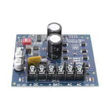 6 o 12 o 24 Vcc @ 4 A / fuente tipo tarjeta / 1 salida / requiere transformador de entrada / capacidad de respaldo / baterías n