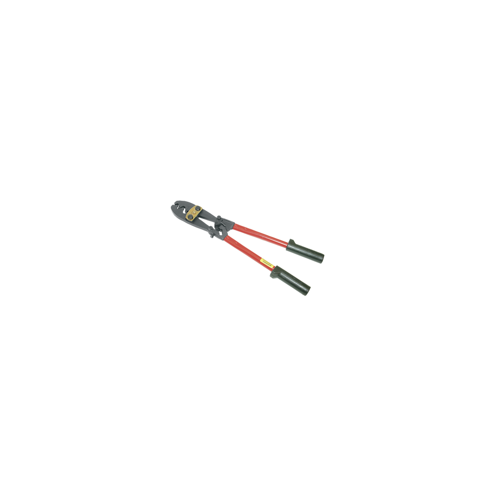 Herramienta ponchadora grande con acción compuesta para terminales No.6 - 4/0 AWG.
