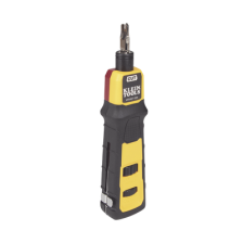 Herramienta Ponchadora de Impacto con Cuchilla para Paneles y Bloques de 66/110. Termina y Corta Cables CAT3, CAT5e y CAT6/6A en