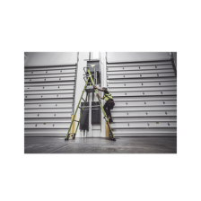 Escalera Fija de 8' (2.4m) de Fibra de Vidrio con Jaula y Peldaños de Aluminio. (SKU:19708-146).