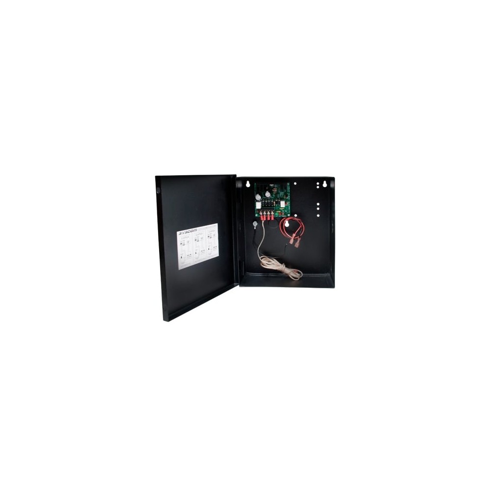 Fuente de Respaldo 1A @ 6,12 o 24 Vcc. Acepta Batería 7Ah, 4Ah. (Modelo Descontinuado, Revisar sustitutos en WEB).