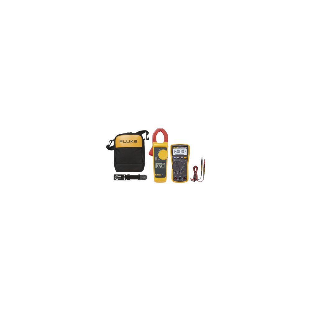 Juego de Multímetro FLUKE-117 y Amperímetro de Gancho Fluke-323