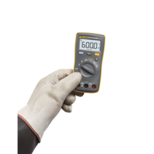 Multímetro Digital de Tamaño Compacto, Para Medición de Corriente y Tensión, Uso con Voltaje Máximo de 600 V, Pantalla LED