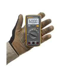 Multímetro Digital de Tamaño Compacto, Para Medición de Corriente y Tensión, Uso con Voltaje Máximo de 600 V, Pantalla LED