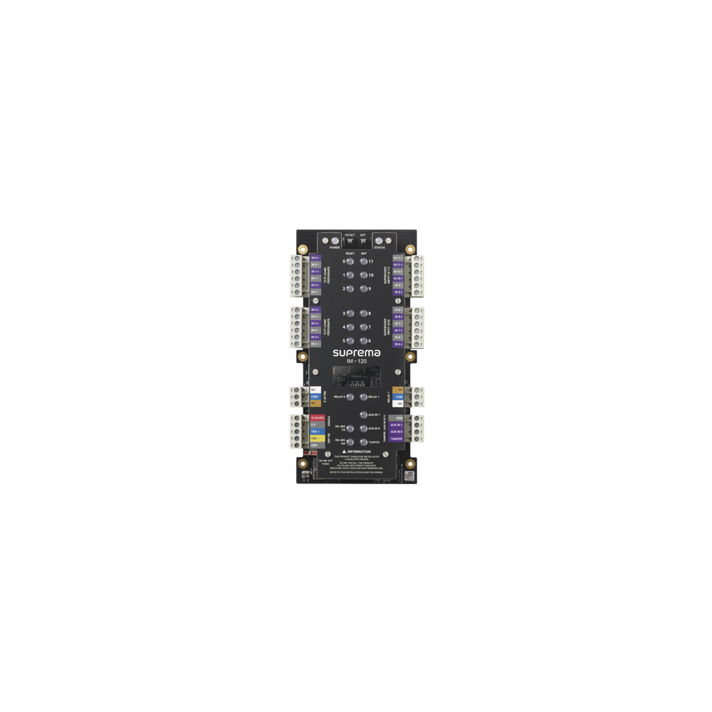 Módulo de Supervisión de  12 Entradas y 2 salidas de Relevador