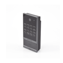 Videoportero SIP para Control de Acceso, Teclado numérico iluminado, 2 relevadores, anti-vandálico, IP66 y IK07, PoE