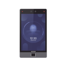 Terminal Facial Min Moe 8" Touch con Lector de Huellas / Delgada y Estética / PoE / 100,000 rostros / Exterior IP65 / Función