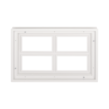 Ventana p / puerta d / garage / cuadro corto.