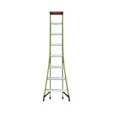 Escalera de Tijera 3 en 1 de 2.44 Metros, Fibra de Vidrio (SKU13908-001). Hecha en E.U.A. (Versión 2.0)