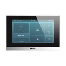 Monitor IP Android / Pantalla Touch Screen LCD 7" / WiFi / PoE / Comuncación SIP / Conexión Remota por App / Administracion Nu
