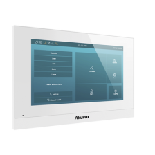 Monitor Color Blanco Linux / Pantalla Touch de 7 Pulgadas / SIP / POE / WIFI / Compatible con Frentes de Calle Akuvox