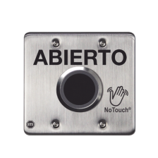 Interruptor IR NoTouch® de Acero Inoxidable, Salida Doble, ABIERTO