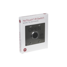 Interruptor IR NoTouch® de Acero Inoxidable, Salida Doble, ABIERTO
