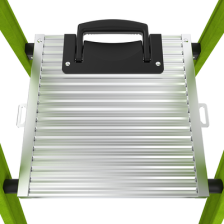 Escalera de Aluminio + Fibra de Vidrio de 1.8m con Soporte para Herramienta. !La Más Liviana del Mundo! (SKU:15406-001)