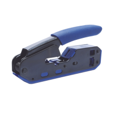 Pinza SLIM para Corte y Terminado de Plugs RJ45/RJ11, Acero al Carbón y Mango Ergonómico.