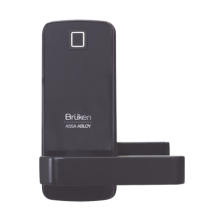 Cerrojo Electrónico con Manija y Lector de Huella/ Tarjeta para Puerta de Vidrio