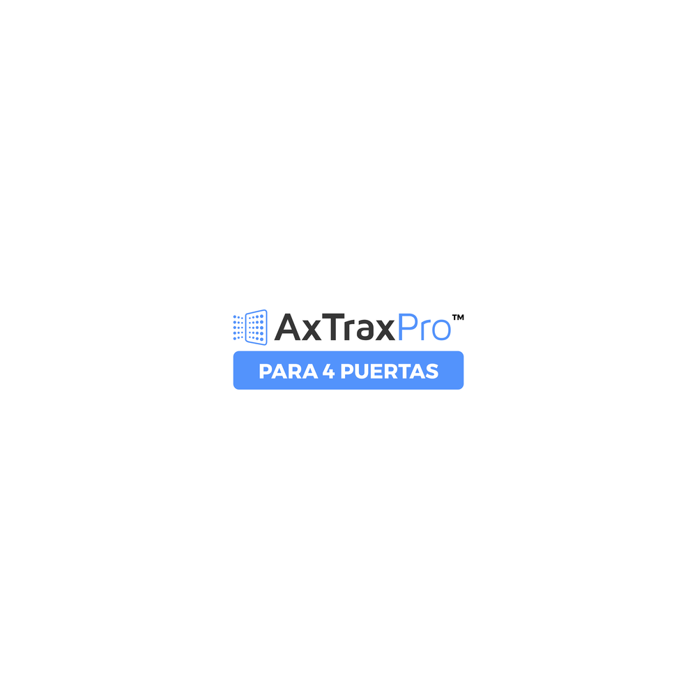 Licencia de 4 lectoras  para uso con Software AXTRAXPRO