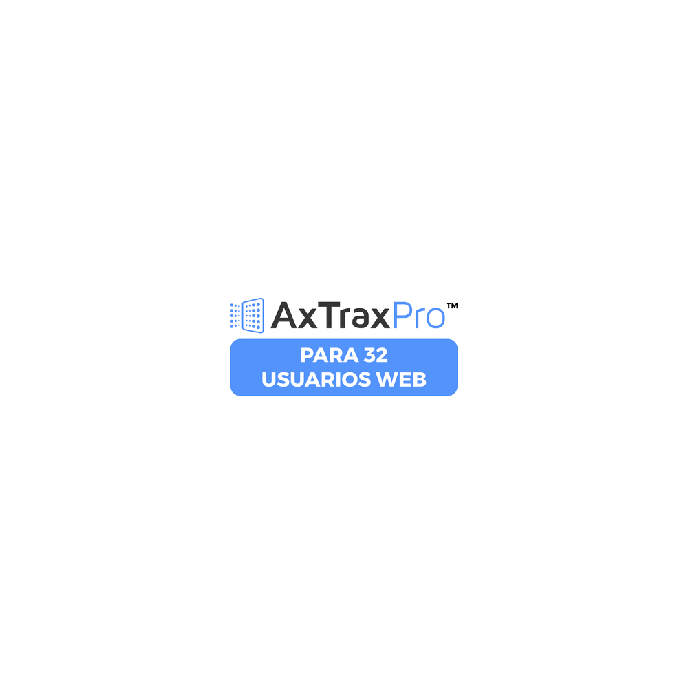 Licencia De 32 Usuarios Clientes Web para AxtraxPro