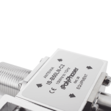 Protector RF Coaxial Para 10 - 1000 MHz de Ceja Frontal y Conectores N Hembra en Ambos Lados, 50 Ω