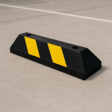 Tope Vehicular P / Estacionamiento / 55cm / Color Negro-Amarillo.