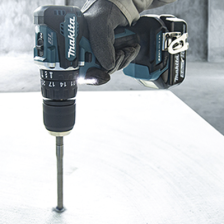 Rotomartillo/Taladro Inalámbrico SIN CARBONES, Broquero de 1/2", 1,700 RPM, 18V, Torque: 42 N.m C/2 Bat. (1.5Ah) y Cargador.