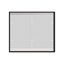 Base PRINCIPAL para Torniquetes de la Serie DS-K3B631 / 1 Carril de 65 cms