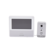 KIT DE VIDEOPORTERO IP COLOR NEGRO / Apertura con app / Súper elegante / Monitor WIFI / Alimentación 110vca