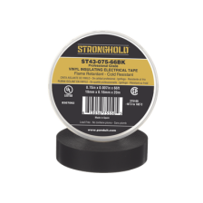 Cinta Eléctrica STRONGHOLD para Aislar, de PVC, Uso Profesional en Construcción Eléctrica, Grosor 0.18mm (7 mil), Ancho 19mm,