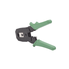 Pinzas para plegar (Ponchadoras) cables RJ11, RJ12, RJ45 telefónicos y cables de red Cat5e, Cat6, Cat6a y con Cavidades para 4,