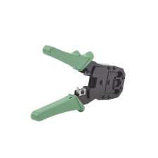 Pinzas para plegar (Ponchadoras) cables RJ11, RJ12, RJ45 telefónicos y cables de red Cat5e, Cat6, Cat6a y con Cavidades para 4,