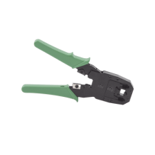 Pinzas para plegar (Ponchadoras) cables RJ11, RJ12, RJ45 telefónicos y cables de red Cat5e, Cat6, Cat6a y con Cavidades para 4,