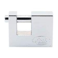 Candado para Cortina Metálica / Medida 70 mm/ Acabado Cromo Satinado/ Nivel de Seguridad 6 / Llave Estándar.