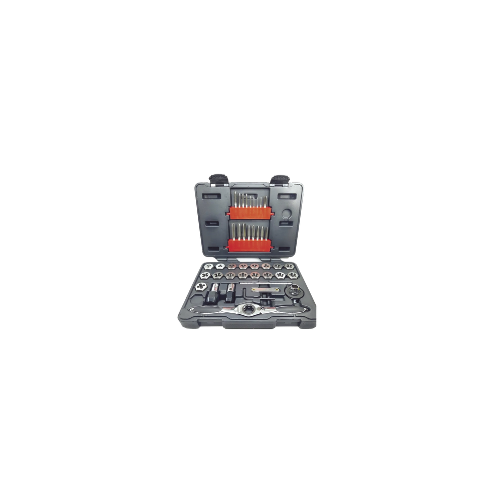 Juego para Roscado Métrico, Tarrajas y Machuelos 75 piezas