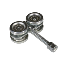 ECO KIT 4C - M / Kit de Carretillas de Cuatro Ruedas / Carga Soportada de 150 lbs / Incluye Dos Carretillas Para Puertas Colgant