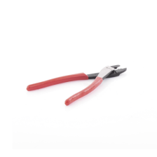 Pinza de 9.5" para cortar y crimpar ( ponchar )  terminales Aislados y No aislados