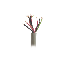 Bobina de Cable de 152 Metros / Color Gris / Sistemas de Alarmas de Intrusión y Control de Acceso / 5 Pares Calibre 22 / 1 Par