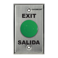 Botón Tipo Hongo / Color Verde / Relevador  NO, NC, COM