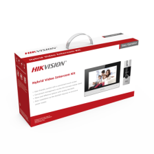 Kit de Videoportero Híbrido de Plastico / IP a 4 Hilos con Función de Llamada a App Hik-Connect / Monitor se Conecta a Interne