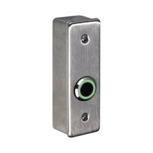 Interruptor IR NoTouch® de Acero Inoxidable, Montaje Delgado, Caja Posterior, ABIERTO