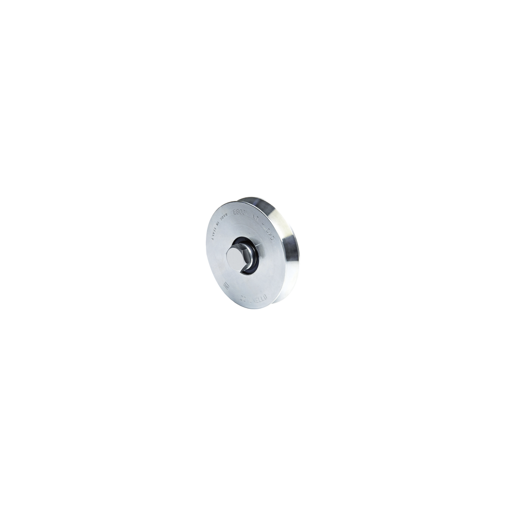 Rueda de 12 cm / Con Capacidad Para Puertas de Hasta 240 kg / Sin Soporte / Canal Tipo "V"