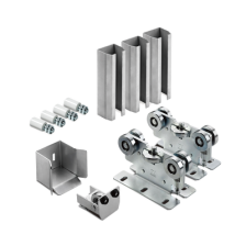 KIT para puertas autoportantes de hasta 3 m y 600 kg con rodillos de nylon