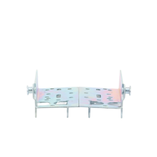 Soportes inferiores para puertas de garage / Izquierdo y derecho.